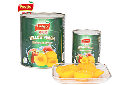 Fresh Crop Canned Yellow Peach
